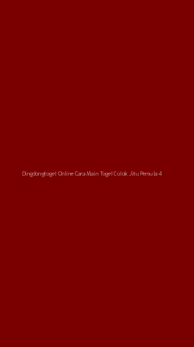 Tampilan Antarmuka Aplikasi Dingdongtogel Online Cara Main Togel Colok Jitu Pemula - 4