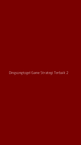 Tampilan Antarmuka Aplikasi Dingsongtogel Game Strategi Terbaik - 2