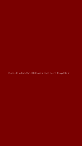 Tampilan Antarmuka Aplikasi Direktutoto Com Portal Informasi Game Online Terupdate - 2