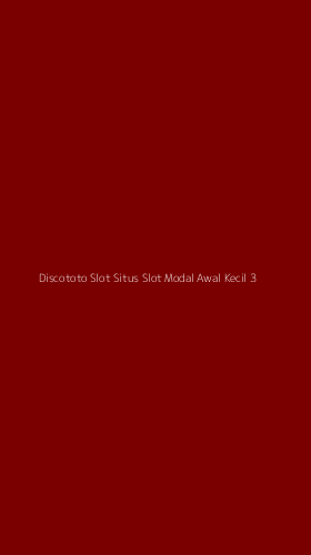 Tampilan Antarmuka Aplikasi Discototo Slot Situs Slot Modal Awal Kecil - 3