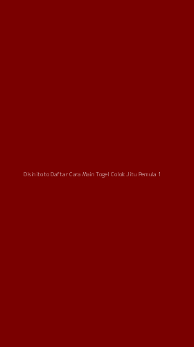 Tampilan Antarmuka Aplikasi Disinitoto Daftar Cara Main Togel Colok Jitu Pemula - 1