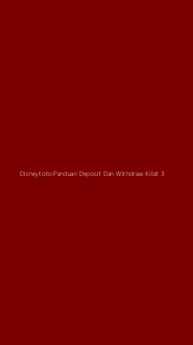Tampilan Antarmuka Aplikasi Disneytoto Panduan Deposit Dan Withdraw Kilat - 3
