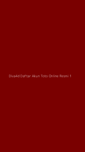 Tampilan Antarmuka Aplikasi Diva4d Daftar Akun Toto Online Resmi - 1