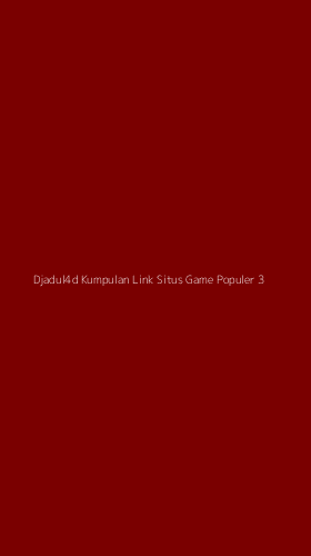 Tampilan Antarmuka Aplikasi Djadul4d Kumpulan Link Situs Game Populer - 3