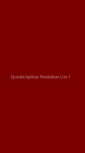 Tampilan Antarmuka Aplikasi Djoin4d Aplikasi Pendidikan Lite - 1