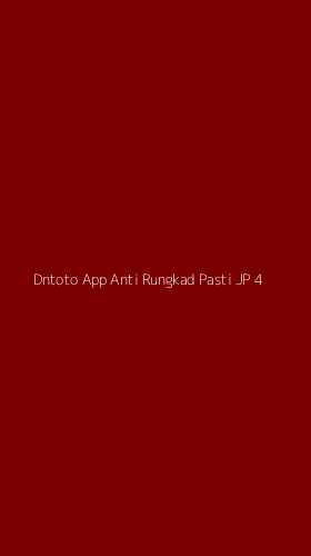 Tampilan Antarmuka Aplikasi Dntoto App Anti Rungkad Pasti Jp - 4