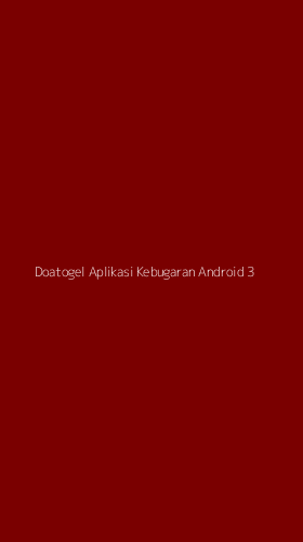 Tampilan Antarmuka Aplikasi Doatogel Aplikasi Kebugaran Android - 3