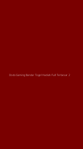 Tampilan Antarmuka Aplikasi Dodo Gaming Bandar Togel Hadiah Full Terbesar - 2