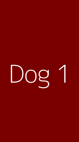 Tampilan Antarmuka Aplikasi Dog - 1