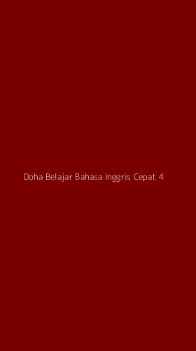 Tampilan Antarmuka Aplikasi Doha Belajar Bahasa Inggris Cepat - 4