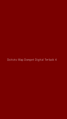 Tampilan Antarmuka Aplikasi Doitoto Wap Dompet Digital Terbaik - 4