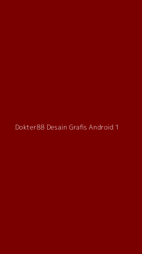 Tampilan Antarmuka Aplikasi Dokter88 Desain Grafis Android - 1
