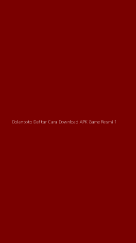 Tampilan Antarmuka Aplikasi Dolantoto Daftar Cara Download Apk Game Resmi - 1