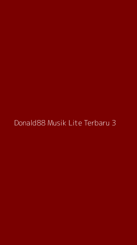 Tampilan Antarmuka Aplikasi Donald88 Musik Lite Terbaru - 3