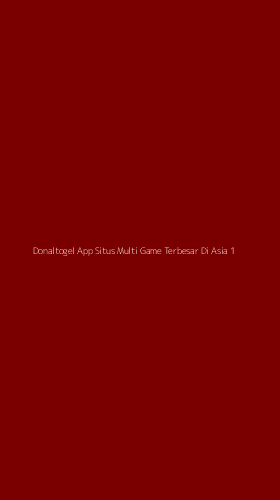 Tampilan Antarmuka Aplikasi Donaltogel App Situs Multi Game Terbesar Di Asia - 1