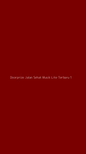 Tampilan Antarmuka Aplikasi Doorprize Jalan Sehat Musik Lite Terbaru - 1