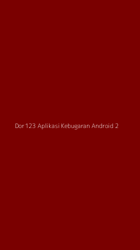 Tampilan Antarmuka Aplikasi Dor123 Aplikasi Kebugaran Android - 2