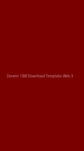 Tampilan Antarmuka Aplikasi Doremi 188 Download Template Web - 3
