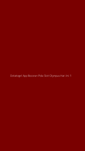 Tampilan Antarmuka Aplikasi Dotatogel App Bocoran Pola Slot Olympus Hari Ini - 1