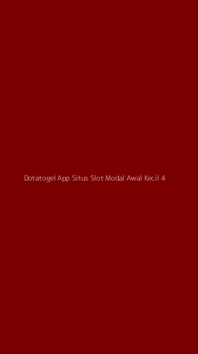 Tampilan Antarmuka Aplikasi Dotatogel App Situs Slot Modal Awal Kecil - 4