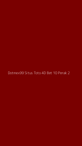 Tampilan Antarmuka Aplikasi Dotmex99 Situs Toto 4d Bet 10 Perak - 2