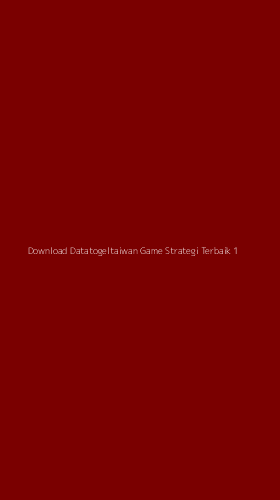 Tampilan Antarmuka Aplikasi Download Datatogeltaiwan Game Strategi Terbaik - 1