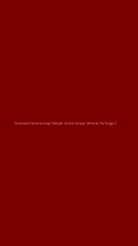 Tampilan Antarmuka Aplikasi Download Generasitogel Bandar Online Dengan Winrate Tertinggi - 2