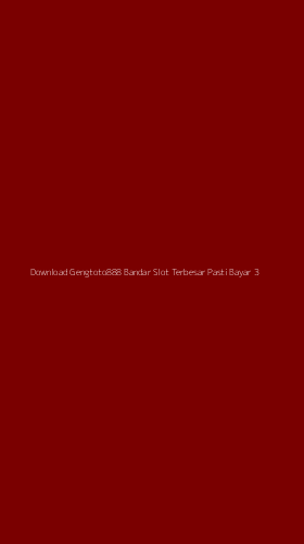 Tampilan Antarmuka Aplikasi Download Gengtoto888 Bandar Slot Terbesar Pasti Bayar - 3