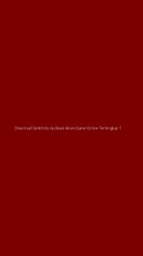 Tampilan Antarmuka Aplikasi Download Genktoto Aplikasi Akses Game Online Terlengkap - 1