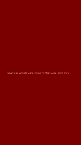 Tampilan Antarmuka Aplikasi Download Jastoto Cara Recovery Akun Lupa Password - 3