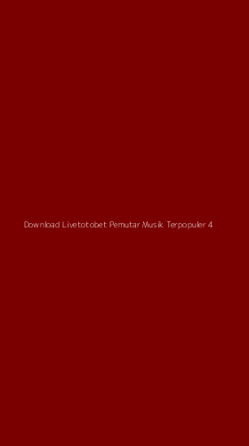 Tampilan Antarmuka Aplikasi Download Livetotobet Pemutar Musik Terpopuler - 4
