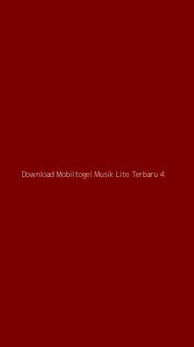 Tampilan Antarmuka Aplikasi Download Mobiltogel Musik Lite Terbaru - 4
