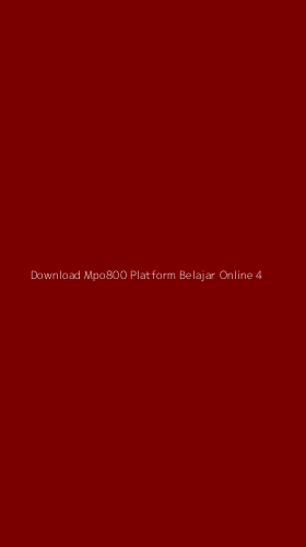 Tampilan Antarmuka Aplikasi Download Mpo800 Platform Belajar Online - 4