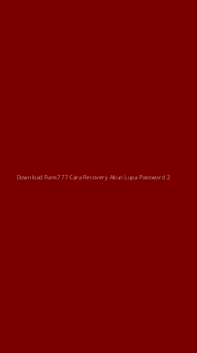 Tampilan Antarmuka Aplikasi Download Rans777 Cara Recovery Akun Lupa Password - 2
