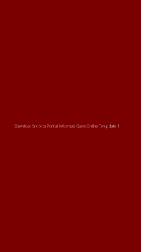 Tampilan Antarmuka Aplikasi Download Snctoto Portal Informasi Game Online Terupdate - 1