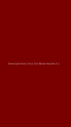 Tampilan Antarmuka Aplikasi Download Sntoto Situs Slot Modal Awal Kecil - 2