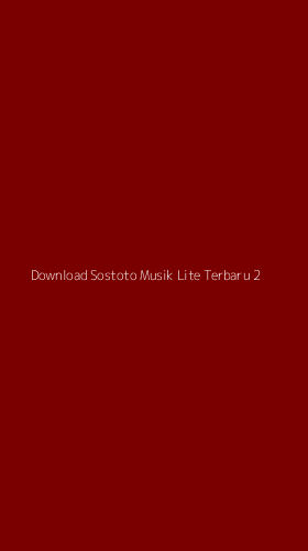Tampilan Antarmuka Aplikasi Download Sostoto Musik Lite Terbaru - 2