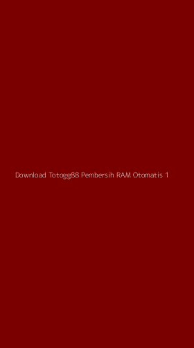Tampilan Antarmuka Aplikasi Download Totogg88 Pembersih Ram Otomatis - 1