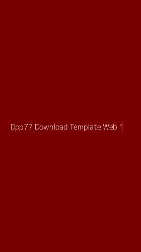 Tampilan Antarmuka Aplikasi Dpp77 Download Template Web - 1