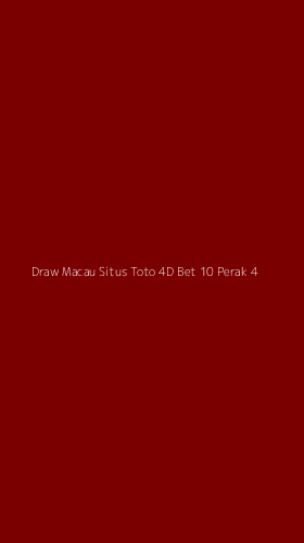 Tampilan Antarmuka Aplikasi Draw Macau Situs Toto 4d Bet 10 Perak - 4