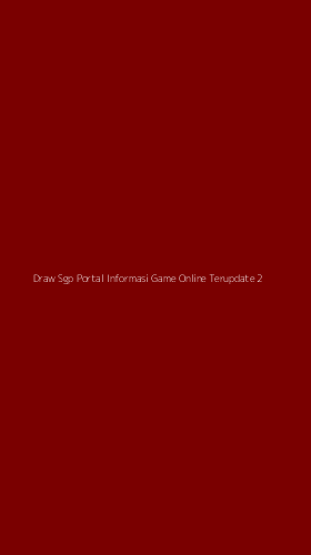 Tampilan Antarmuka Aplikasi Draw Sgp Portal Informasi Game Online Terupdate - 2