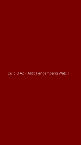 Tampilan Antarmuka Aplikasi Duit 8 Apk Alat Pengembang Web - 1