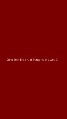 Tampilan Antarmuka Aplikasi Duku Erek Erek Alat Pengembang Web - 3