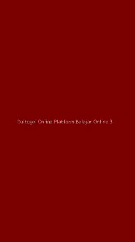 Tampilan Antarmuka Aplikasi Dultogel Online Platform Belajar Online - 3