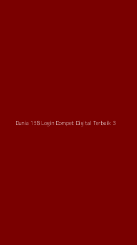 Tampilan Antarmuka Aplikasi Dunia 138 Login Dompet Digital Terbaik - 3