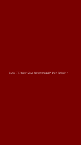 Tampilan Antarmuka Aplikasi Dunia 777gacor Situs Rekomendasi Pilihan Terbaik - 4