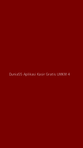 Tampilan Antarmuka Aplikasi Dunia55 Aplikasi Kasir Gratis Umkm - 4