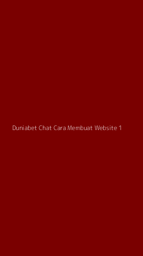 Tampilan Antarmuka Aplikasi Duniabet Chat Cara Membuat Website - 1