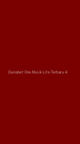 Tampilan Antarmuka Aplikasi Duniabet One Musik Lite Terbaru - 4