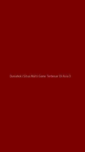 Tampilan Antarmuka Aplikasi Duniahoki Situs Multi Game Terbesar Di Asia - 3